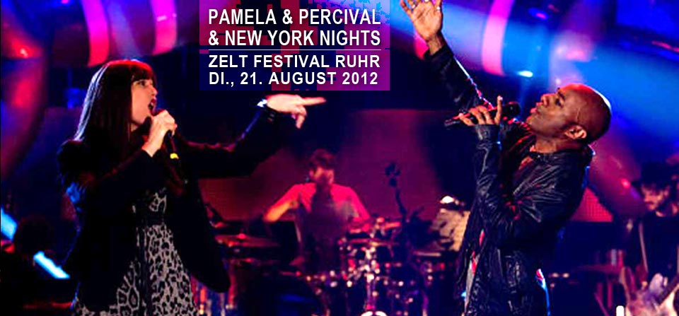 Pamela Falcon & Percival NEW YORK NIGHTS SPECIAL am Zelt Festival Ruhr!